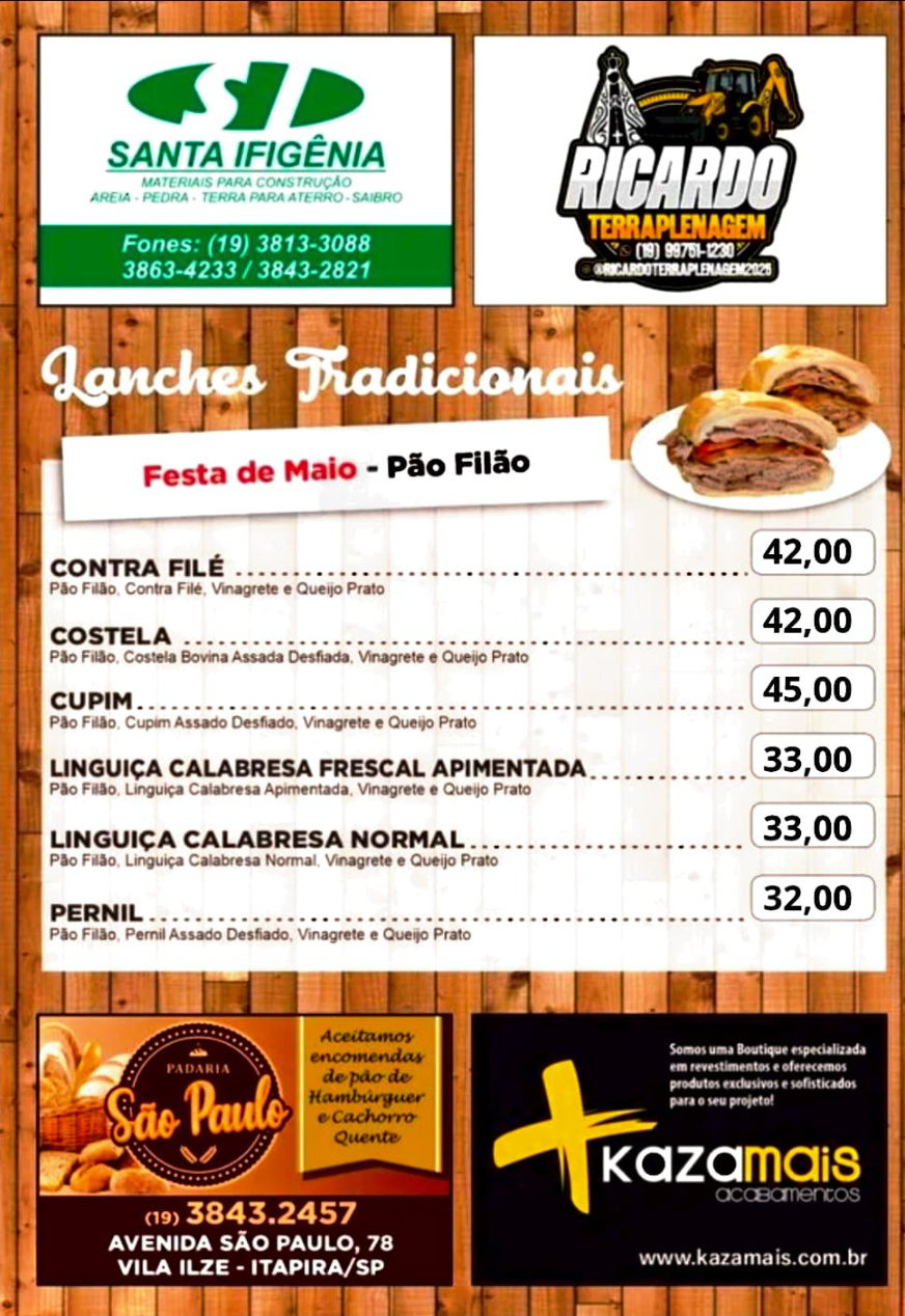 Cardápio Gaúcha Burger página 2