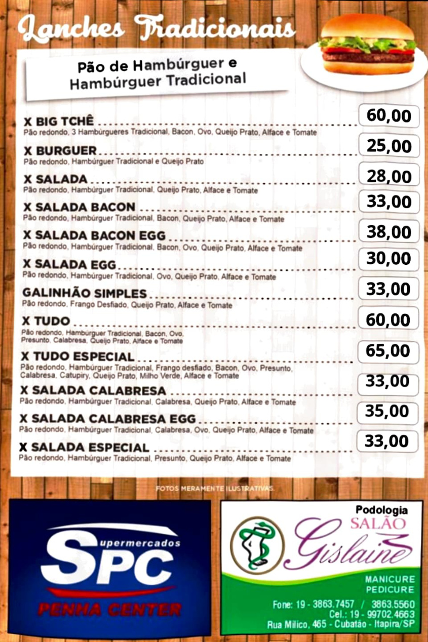 Cardápio Gaúcha Burger página 6