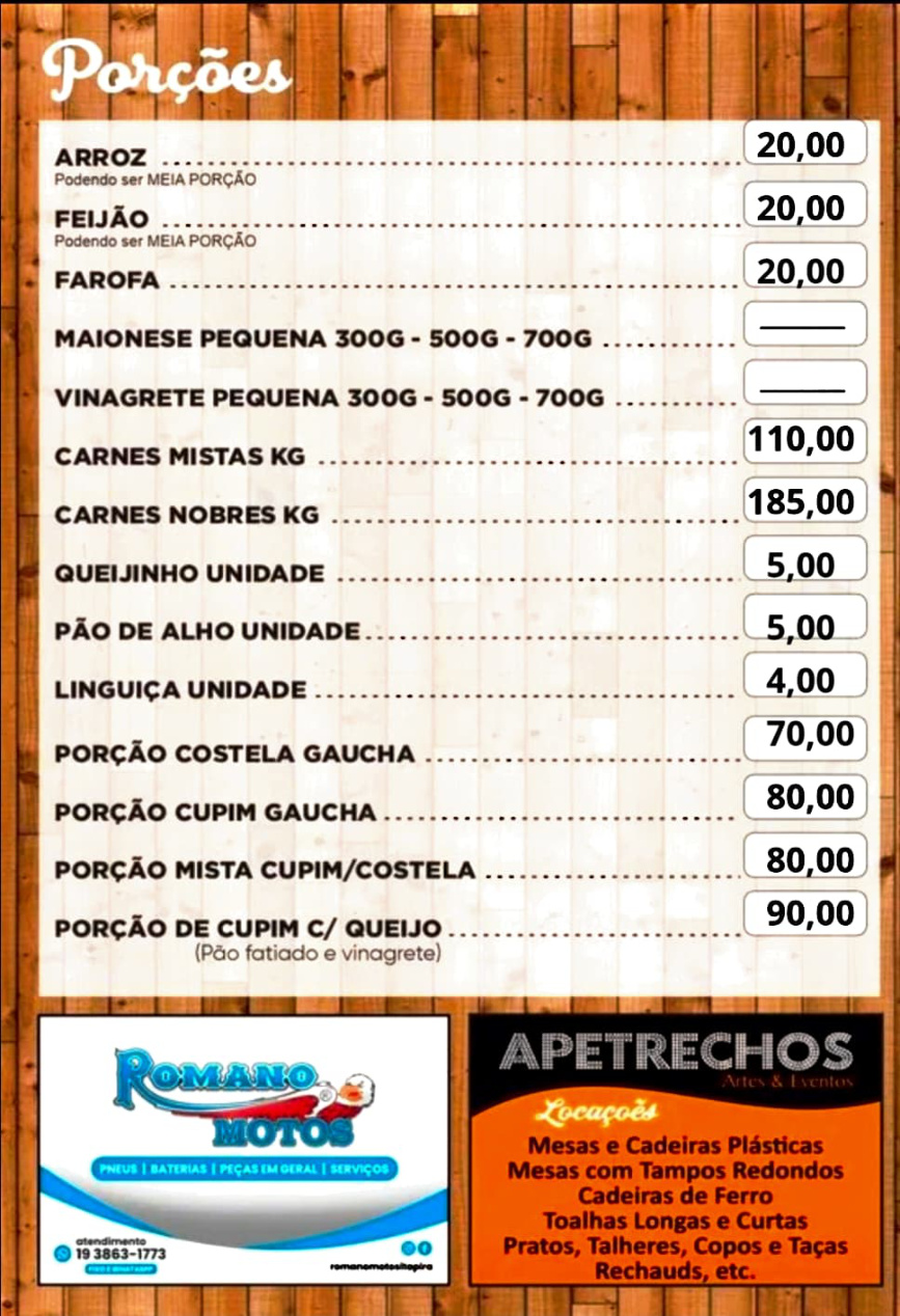 Cardápio Gaúcha Burger página 10