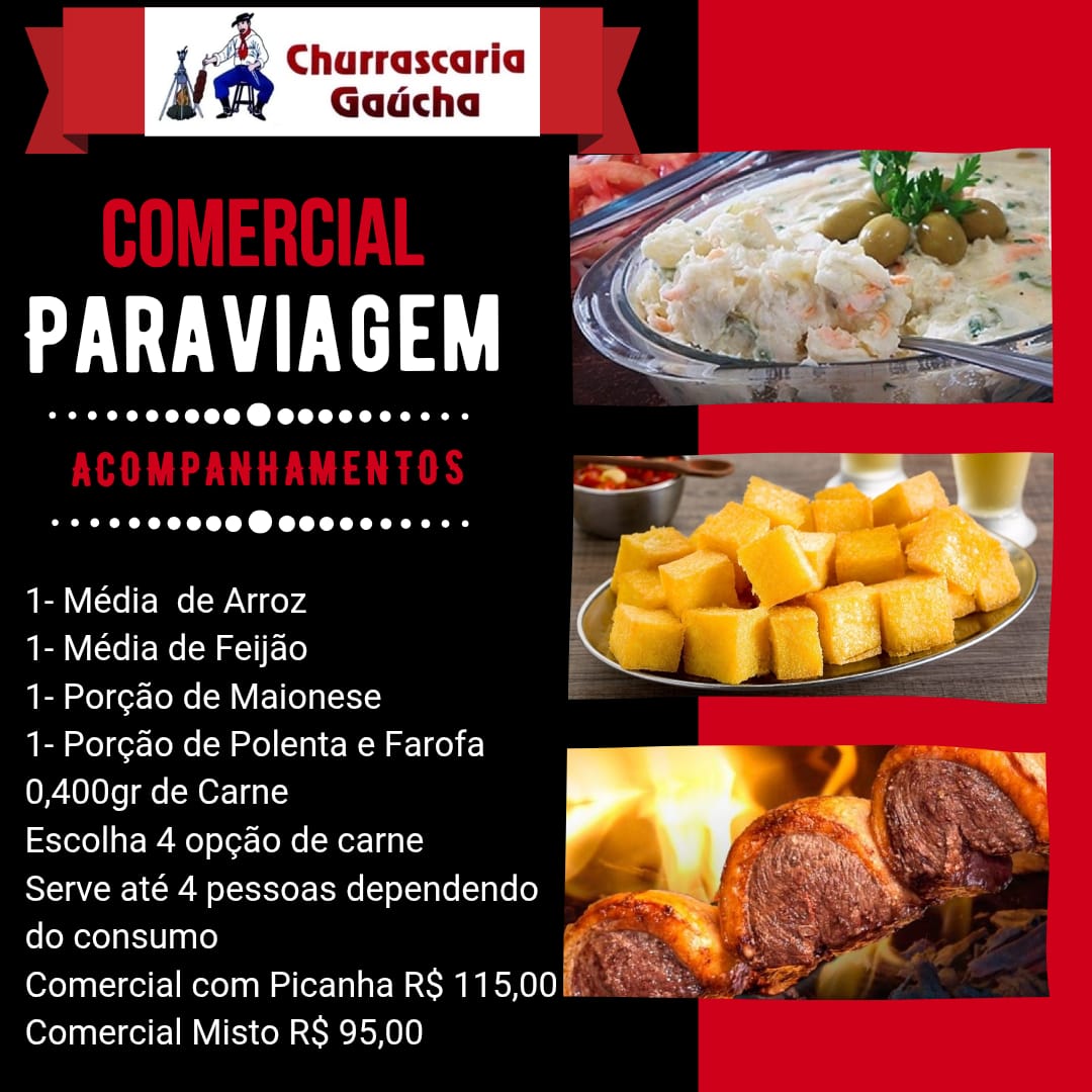 Comercial para viagem